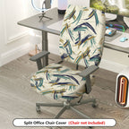 2-Piece Abstract Art Pattern  Computer Chair Cover Set, Seat and Backrest