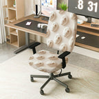 2-Piece Abstract Artistic Modern Stylish Unique Creative  Computer Chair Cover Set, Seat and Backrest